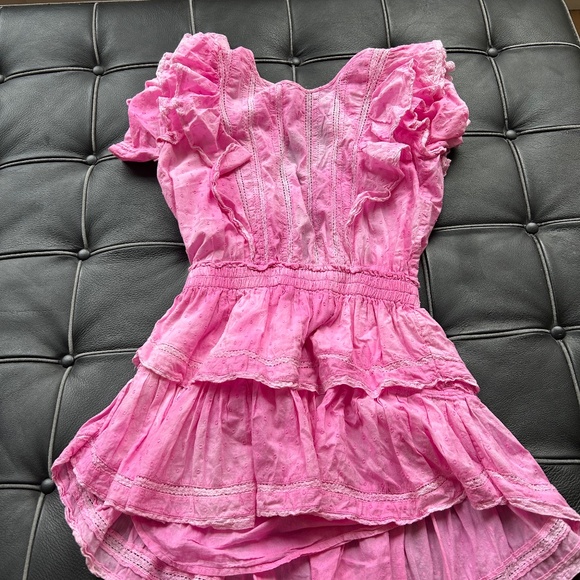 Love Shack Fancy - Hot Pink Dress - Picture 1 of 2